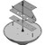 CSS Antenna TRU-Omni S727 Hard Surface Mounting Bracket. Mounting Hardware not included.