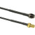 WIRELESS SOLUTIONS 18" TWS-100 Antenna extension cable with RPSMA Plug (F, 414908) to RPSMA Bulkhead Jack (M, 532836). Includes heat shrink.