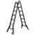 LITTLE GIANT 17 ft multipurpose ladder, fiberglass, IA, non-conductive rail type
