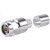 Times N male connector for LMR600-LLPL plenum rated cable. Solder center pin, crimp ferrule.