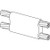 ULTRAWELD standard mold for parallel connection of 4/0 strand to 2/0 strand ground wire. Requires MH-1 handle clamp and US150 weld metal.