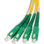 TII TECHNOLOGIES 5M SC/APC - SC/APC Duplex Patch Cord - SM Color: Yellow / Orange