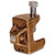 THOMAS & BETTS Copper Beam Ground Clamp for 14-6 gauge wire to ground trailer frames, cable trays, CATV and telephone pedestals. 7/8" silicon bronze hex bolt.