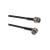 WIRELESS SOLUTIONS Custom 1/2" Coax Jumper. 42' long. LDF4RK-50A Retardant cable with N Male to N Male Right Angle. Test Required. 2 Labels.