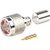 RF INDUSTRIES N male connector for Belden 89913 Plenum cable. Silver plated body, gold center pin. Crimp center pin, crimp on braid.