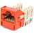 COMMSCOPE Uniprise UNJ600 Category 6 U/UTP Information Outlet. Orange.