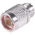 RF INDUSTRIES N male to UHF female adapter. Silver plated body, gold plated contacts. .