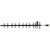 TELEWAVE 1920-2170 MHz Yagi Antenna. For PCS applications. 12 dBd gain. 14.1 dBi 30 dB front to back. Protective coating. N/female conn. *Includes Univ Mount