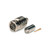 RF Industries 75 Ohm BNC Plug, Crimp. Silver plated brass body and gold plated brass pin. PTFE insulator.
