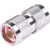 RF INDUSTRIES N male to N male straight adapter. Silver plated body, gold plated contacts. IP67 Rated. .