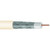 COMMSCOPE RG 11 Type Quad Shield Plenum Video Coaxial Cable, white jacket, 1000 ft reel. Copper clad steel center conductor, tinned copper outer.