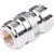 RF INDUSTRIES N female to UHF female adapter. Silver plated body, gold plated contacts. .