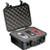 PELICAN Guard Box. Foam-filled, water tight & airtight w/neoprene o-ring seal. I.D.: 7-3/8"L x 4-7/8"W x 3-1/16"D. Black