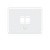 Ubiquiti UACC-WP-Keystone-H-2P Horizontal Universal Paintable Keystone Wall Plate 2-Port 4Pk