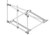 Sabre ARMUR 8 ft Rooftop Ballast Mount Kit with Antenna Pipes. Manufacturer brochure illustration.