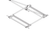 Sabre ARMUR 8 ft Rooftop Ballast Mount Kit - No Antenna Pipes. Manufacturer brochure illustration.