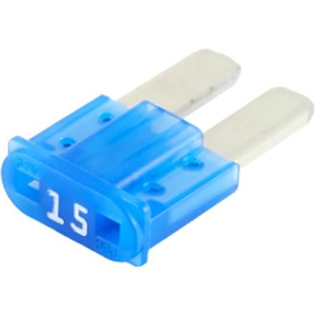 Connect Workshop Fusibili Micro2 15A - 25 Pezzi Per Auto - 32 VDC, Conformi SAE J2741 E ISO 8820-4 - 4