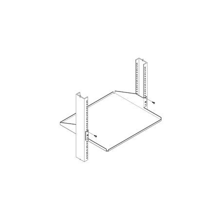 COOPER B-LINE Center mount shelf, steel, 23