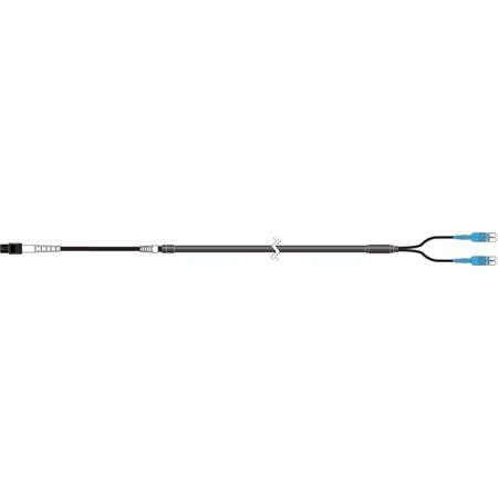 COMMSCOPE Multi-Mode Fiber assembly 4MM (OM4) LC TO MPO, 2 meters in ...