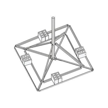 ROHN Ballast Roof Mount. 36