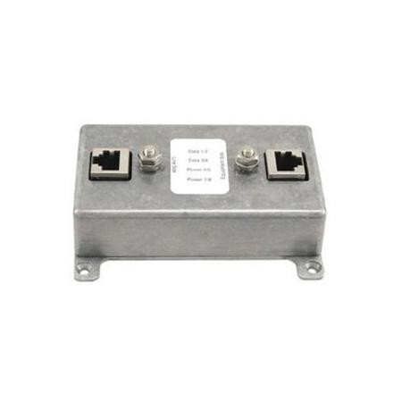 L-COM Indoor 10/100/1000 Base-T Shielded CAT6 Hi-Power Lightning ...