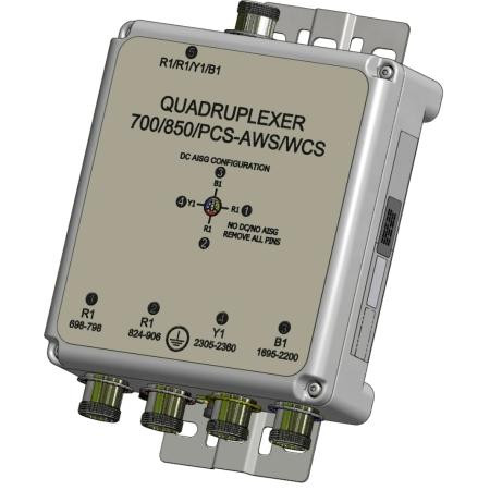 KAELUS Quadruplexer Band Combiner, 700/850/1900-AWS/WCS/AWS3&4