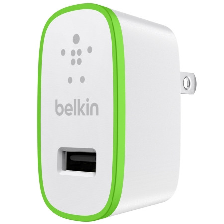 Belkin BOOST UP Home Charger Single 2.4A in White/Green