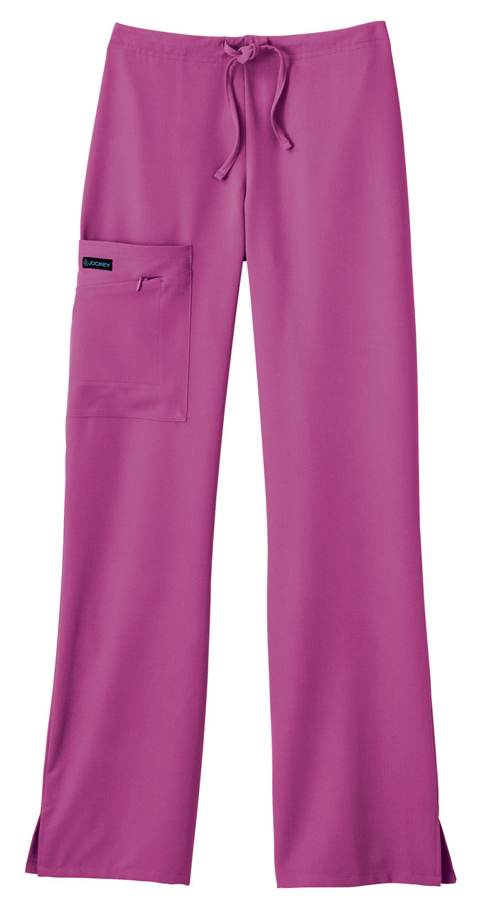 NEW Jockey XL Purple Heather 100% Cotton Drawstring Cargo Pocket Lounge  Pants
