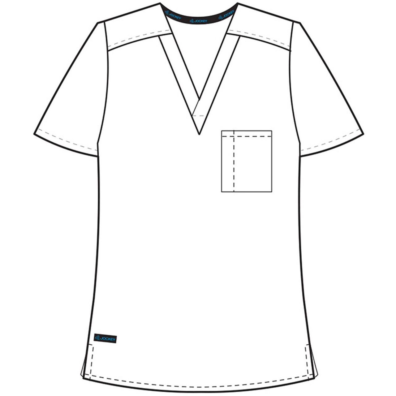 Jockey Unisex 2200 Classic Fit V Neck Scrub Top* Scrub Identity