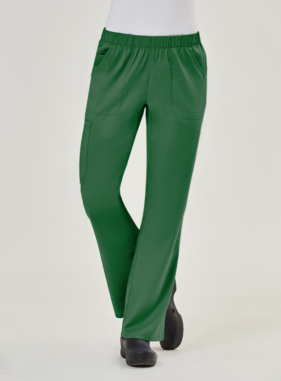 Buy IRG Edge Ladies Basic Full Elastic Waistband Pant - Raley Scrubs Online  at Best price - OK