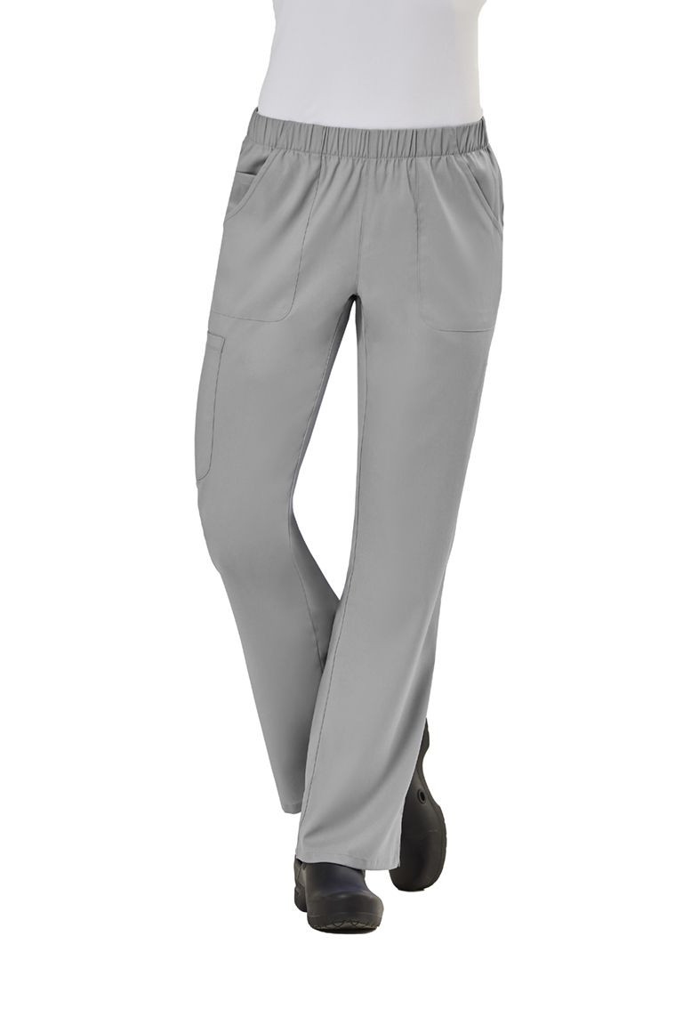 Na.e Smooth Pants Iborygray 新品 Edge 6801 by IRG Women's Full Elastic Scrub Pant | Boot-Cut Leg
