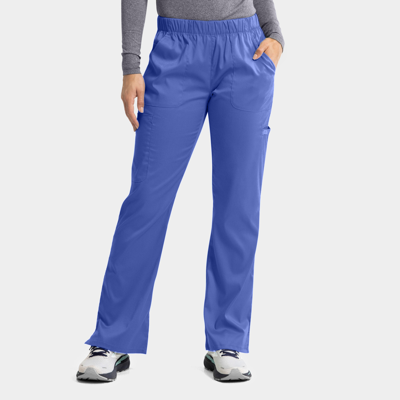 Edge 6801 by IRG Women's Full Elastic Scrub Pant | Boot-Cut Leg