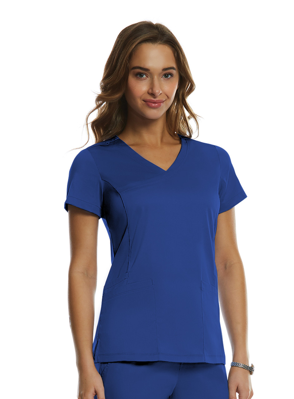 IRG Edge scrubs. Fantastic for the budget conscious shopper who still  deserves great fabric, fit & function. Tops $27.99 v-neck & $31.99 mock  wrap., By Scrubs For Them