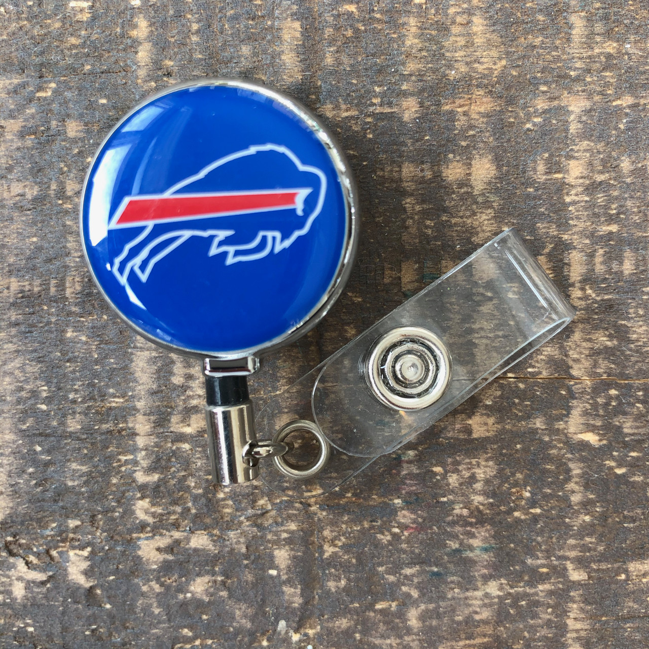 Buffalo Bills Blue Retractable Badge Reel