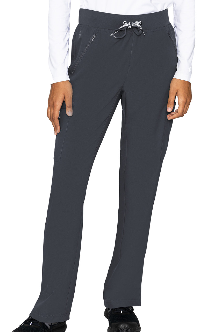Zipper Straight Leg Scrub Pant