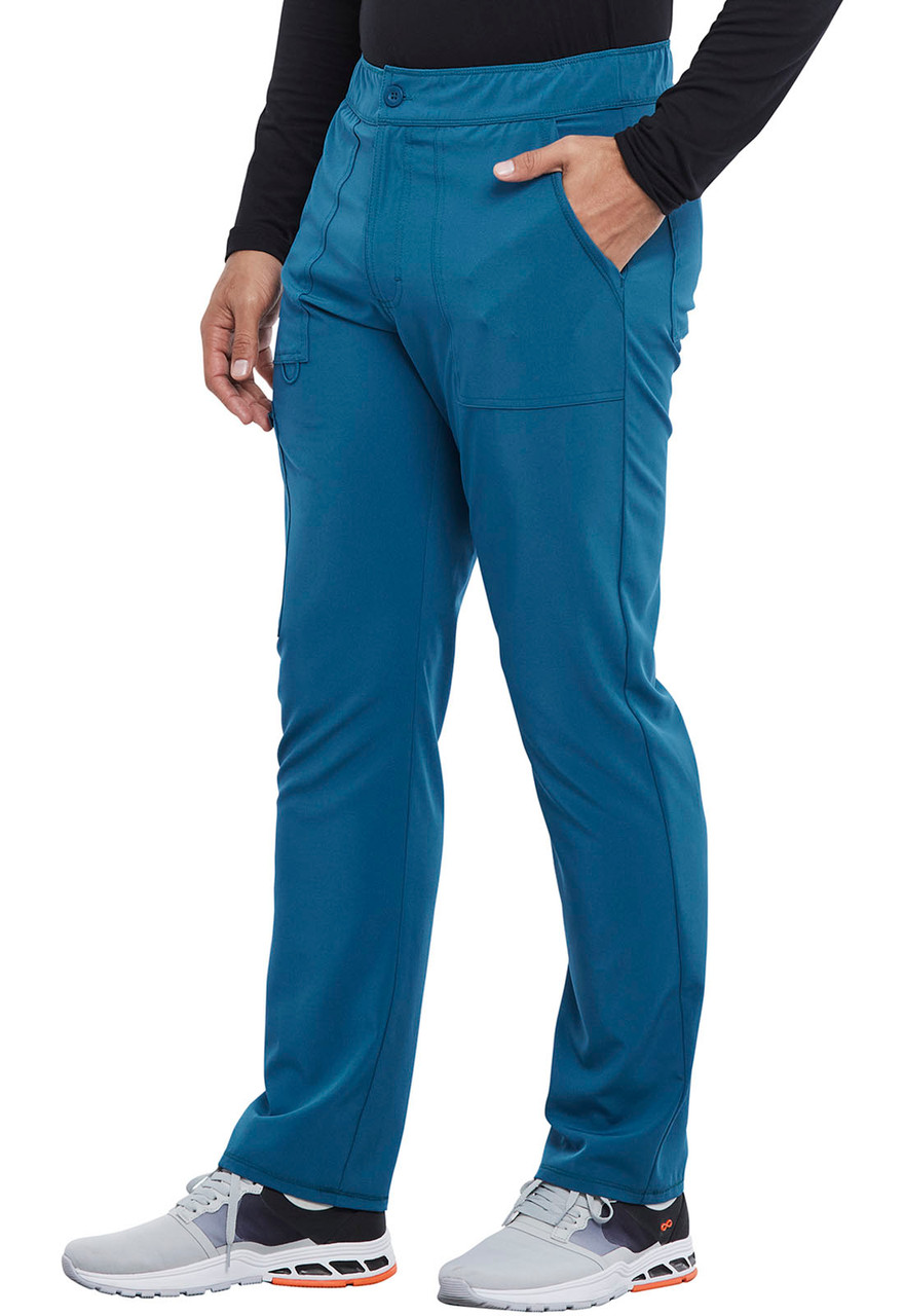 Allura CKA186 by Cherokee Men's Fly Front Cargo Scrub Pant | Scrub