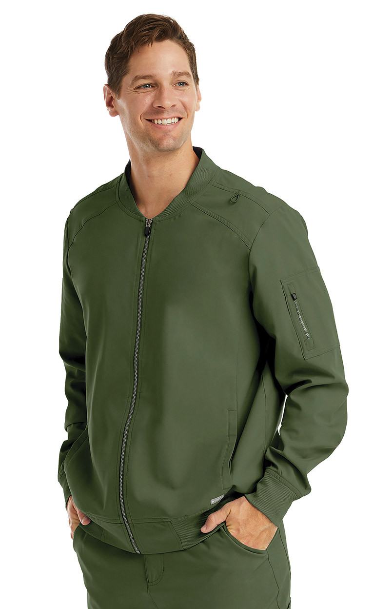 Maevn Momentum 5861 Men's Full Zip Scrub Jacket | Performance