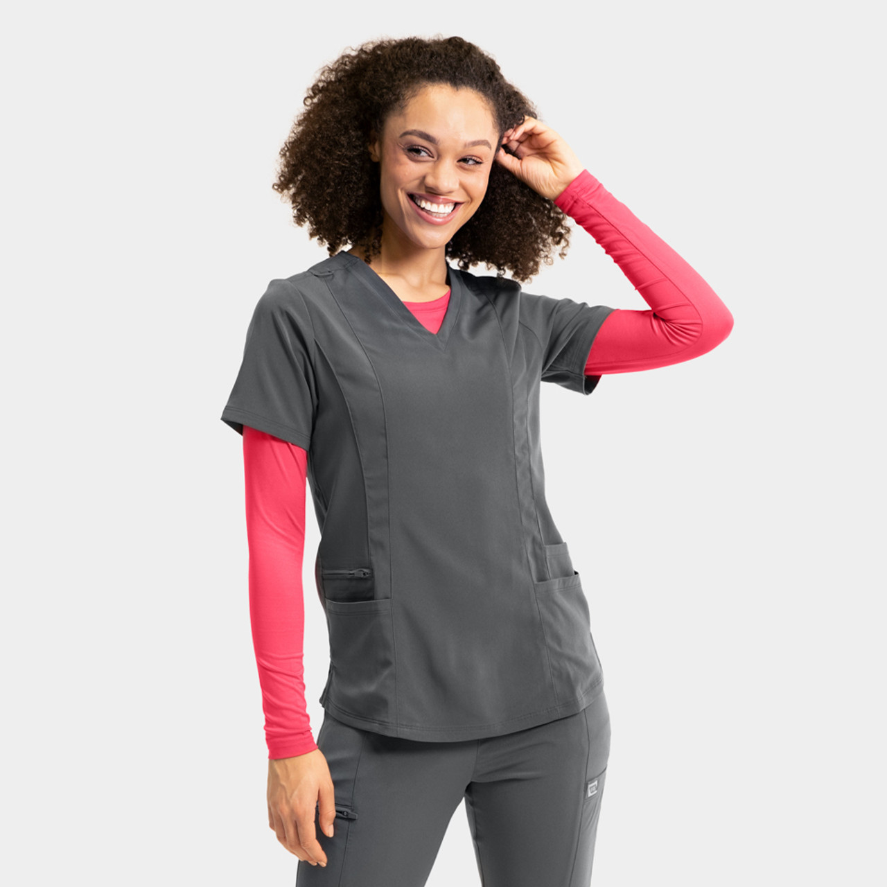 Elevate style 181003 by IRG : Women's V Neck Scrub Top