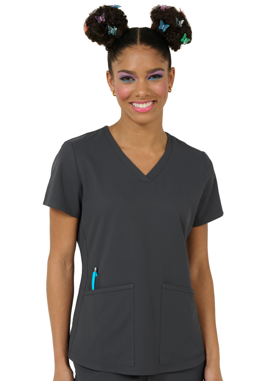 Studio by Zavaté 1165 Women's Focus V-Neck Scrub Top | Scrub Identity