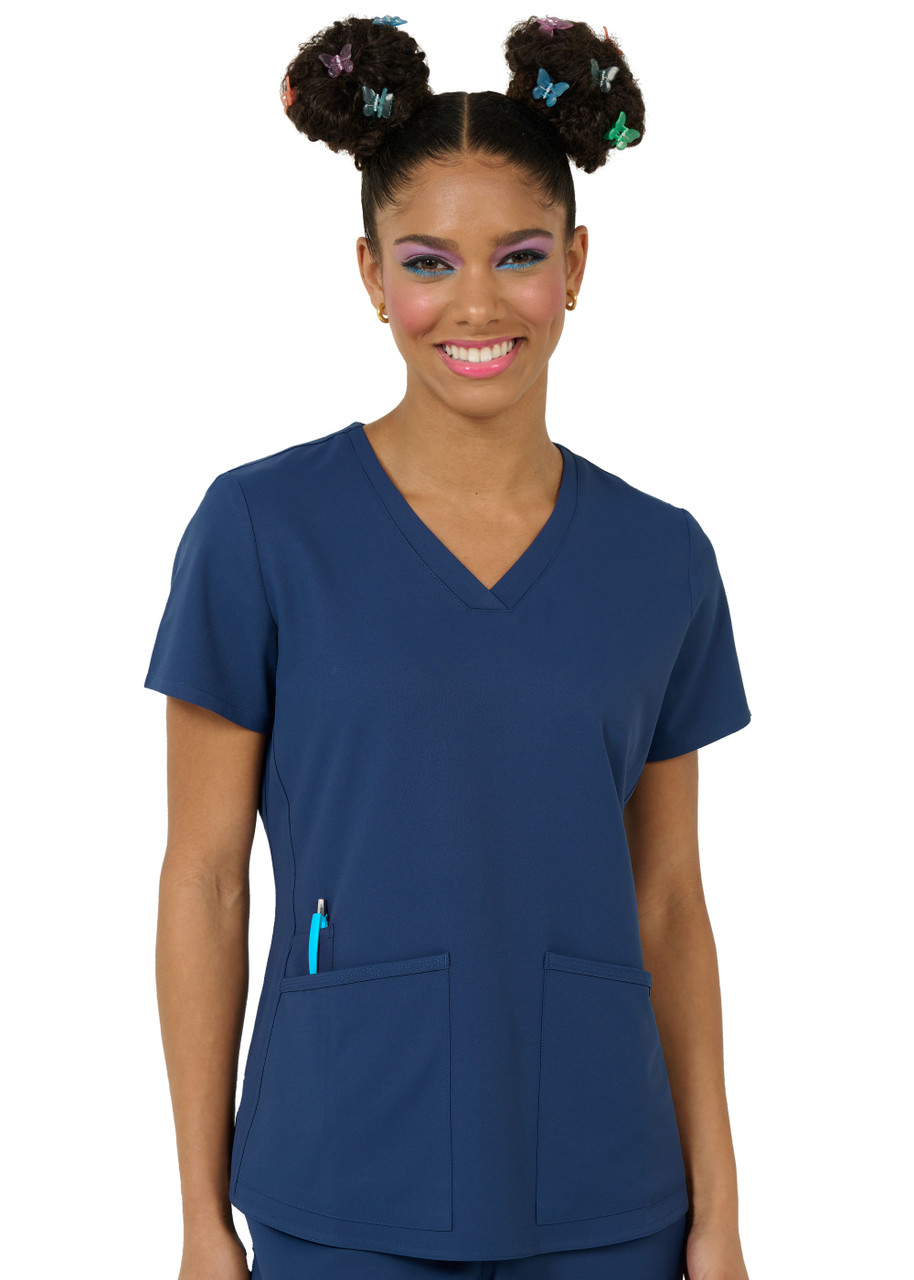 Studio by Zavaté 1165 Women's Focus V-Neck Scrub Top | Scrub Identity