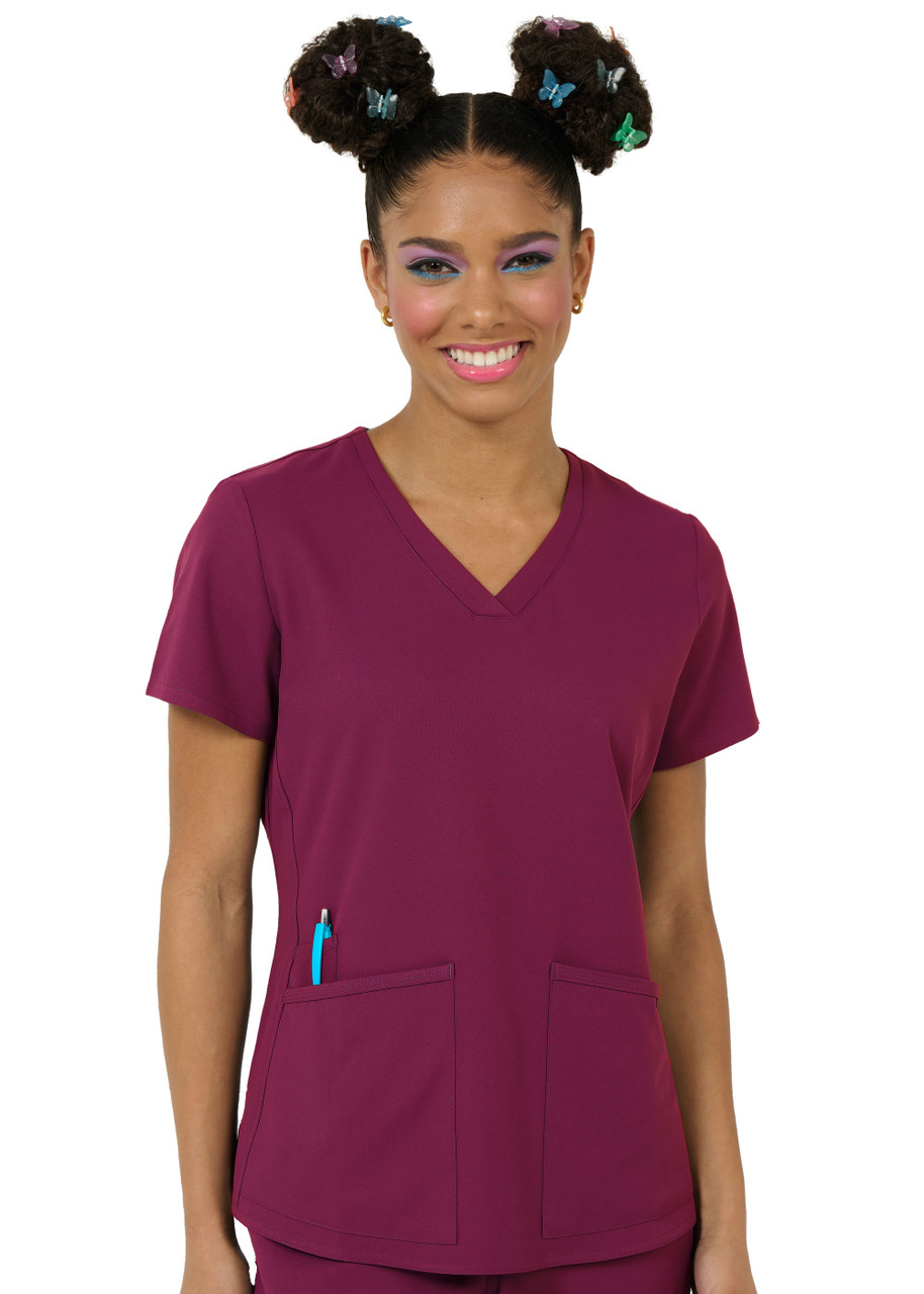Studio by Zavaté 1165 Women's Focus V-Neck Scrub Top | Scrub Identity