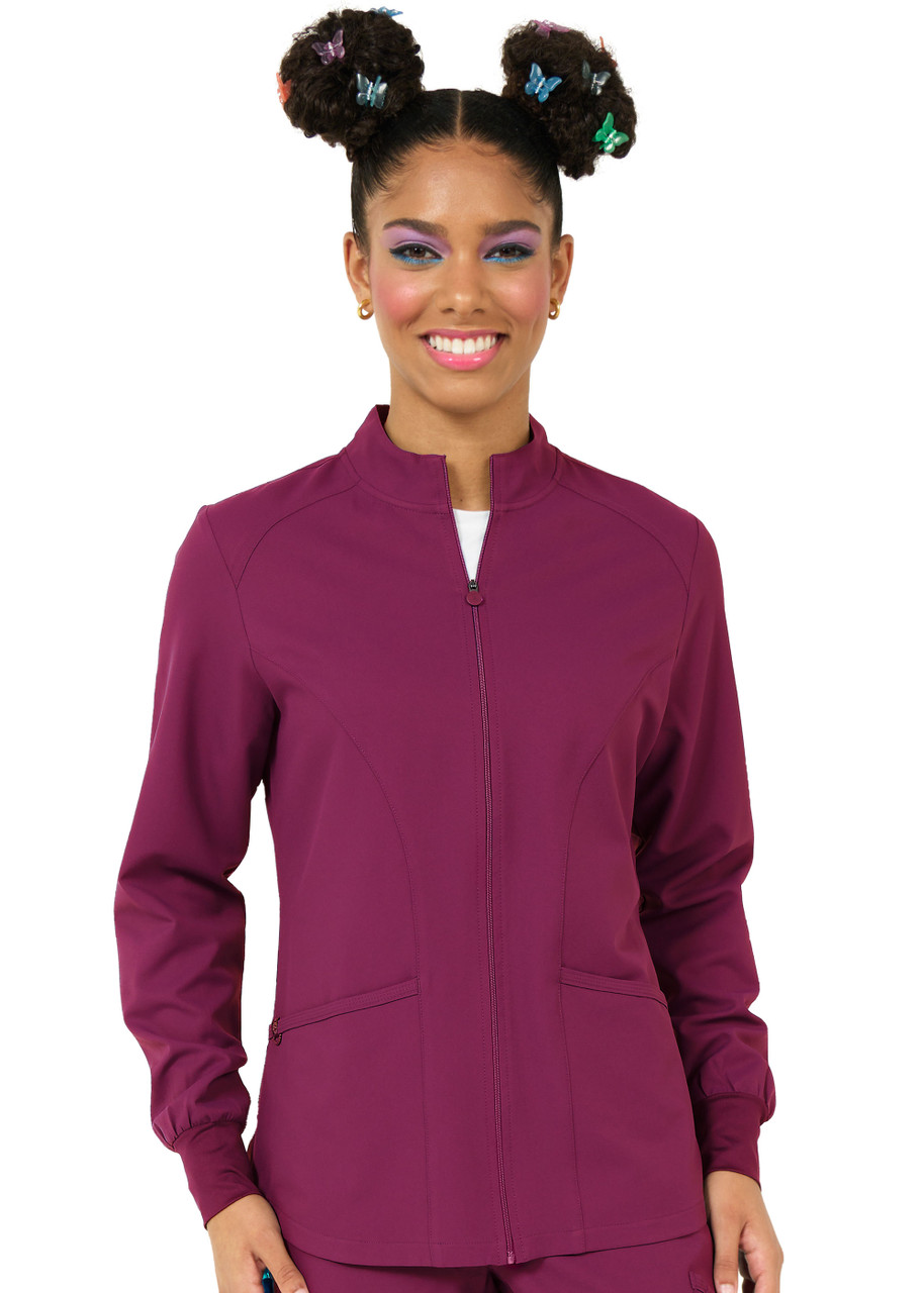 Studio by Zavaté 2056 Women's Zip-Front Scrub Jacket | Scrub Identity