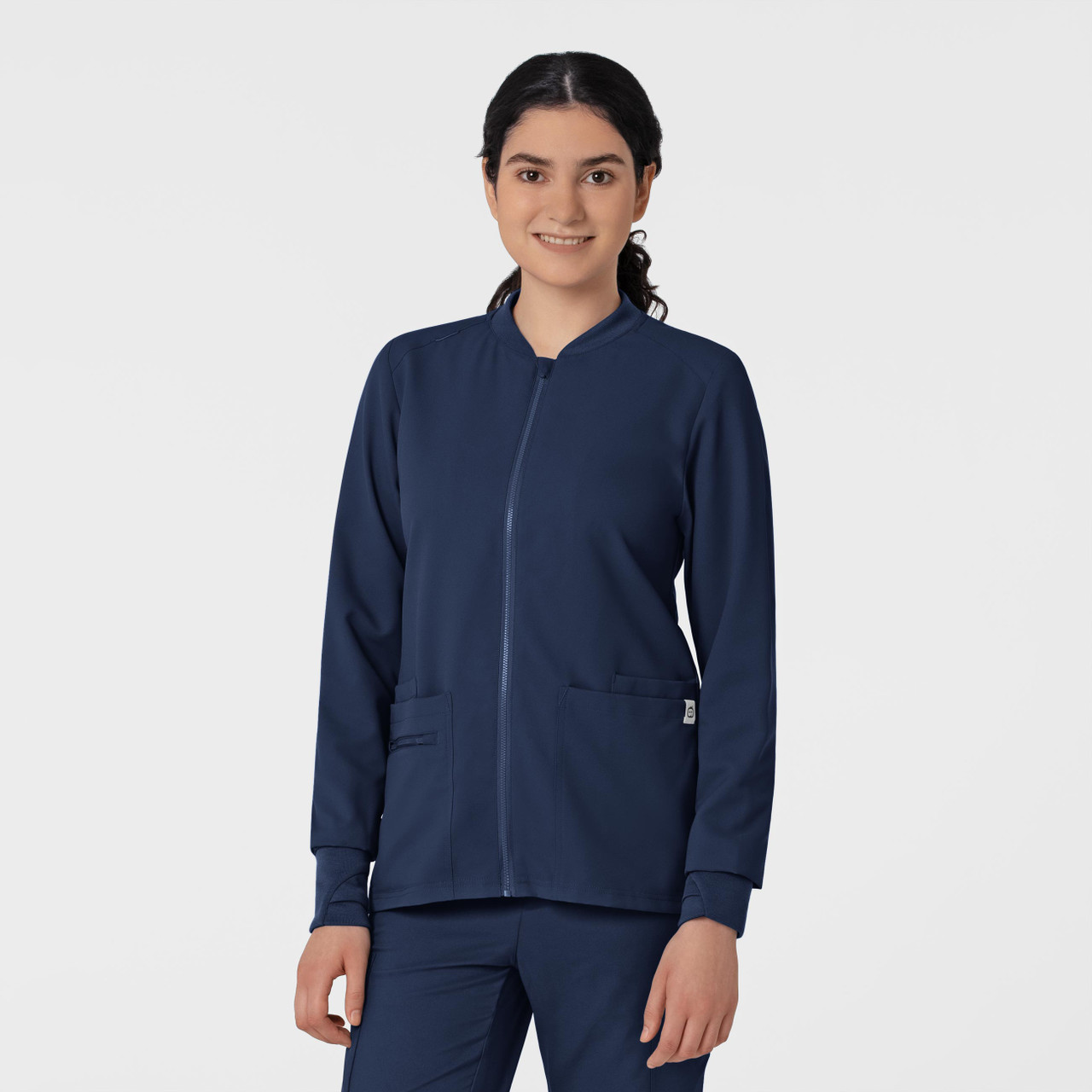 CANTERBURY ヤッケ　ウォームアップウェア XL 青　新品未使用タグ付き Wink Thrive 8122 Women's Sustainable Zip-Front Scrub Jacket