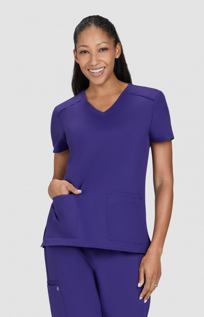 koi Cureology Cardi Style C101 Women's 3-Pocket V-Neck Scrub Top