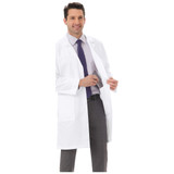 How should a lab coat fit?