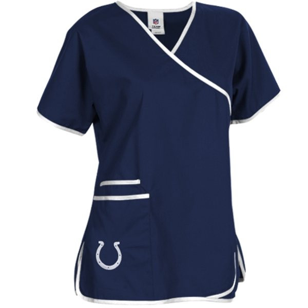 Indianapolis Colts Women's NFL Scrub Top Scrub Identity