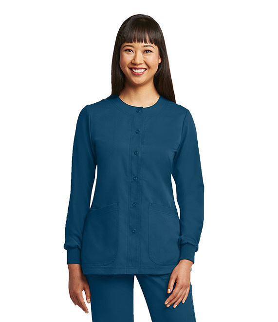 Jockey 2356 Button Front Scrub Jacket for Women Available in 6 Colors