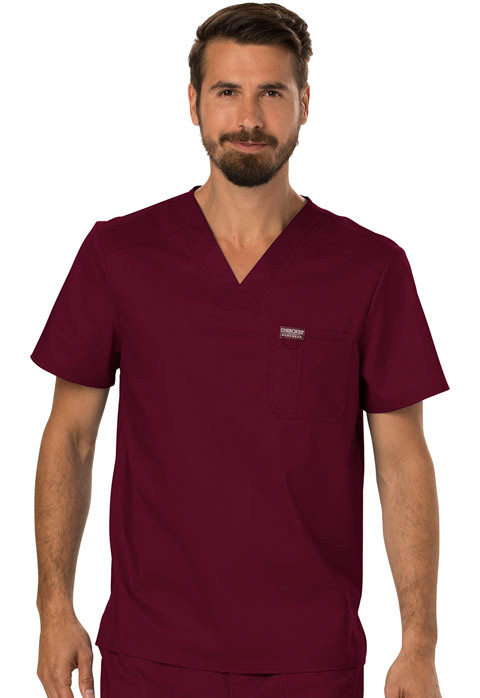Cherokee Revolution V Neck Scrub Top for Men* Scrub Identity