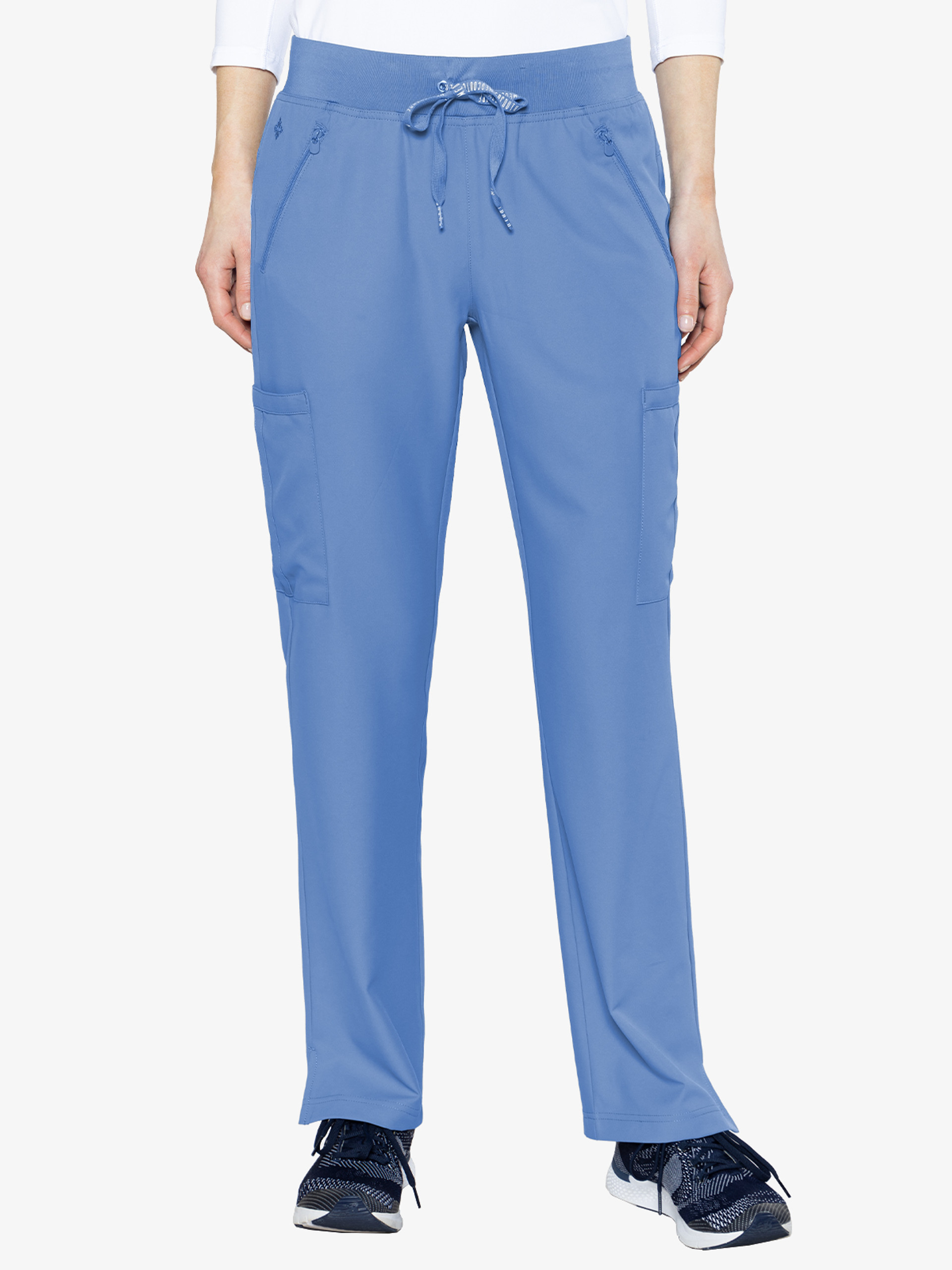 Med Couture Insight Women's Zipper Straight Leg Scrub Pant