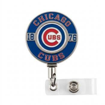 Chicago Cubs Premium Metal Retractable Badge Reel